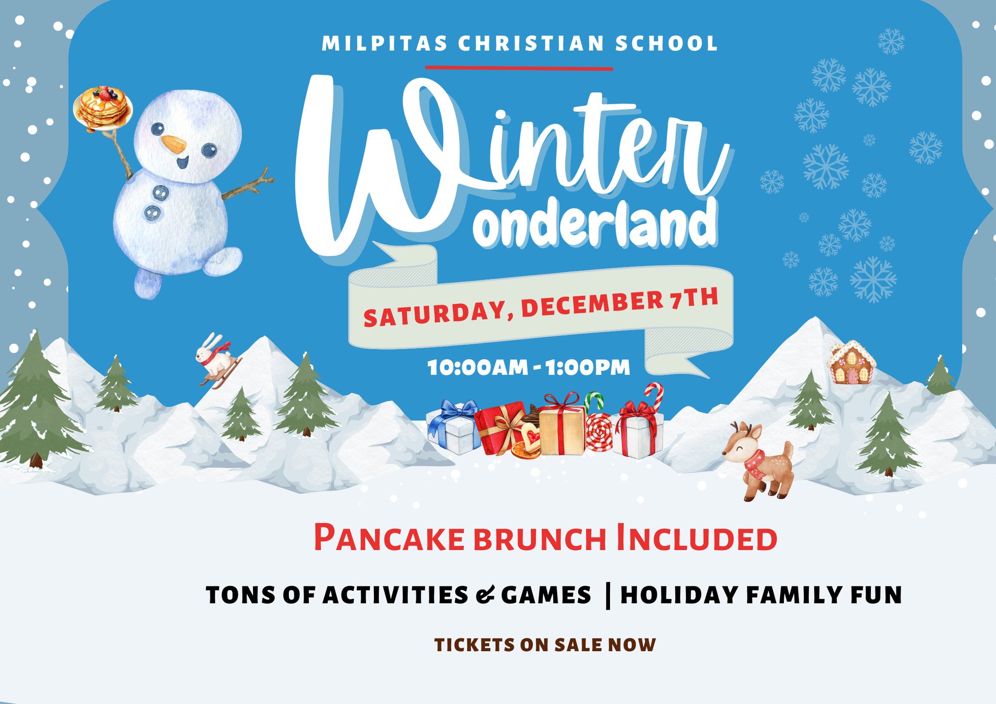 Winter Wonderland Flyer Banner